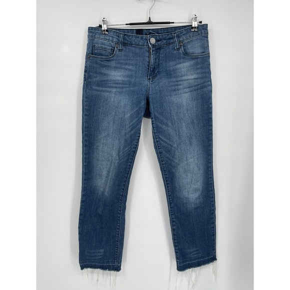Kut‎ from the Kloth Ankle Straight Leg Denim Jeans Size 6 - Picture 1 of 8